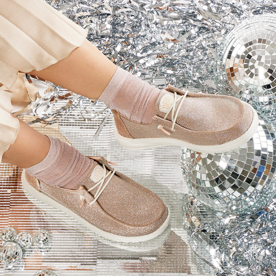 Wendy Metallic Sparkle - Rose Gold - Image 2