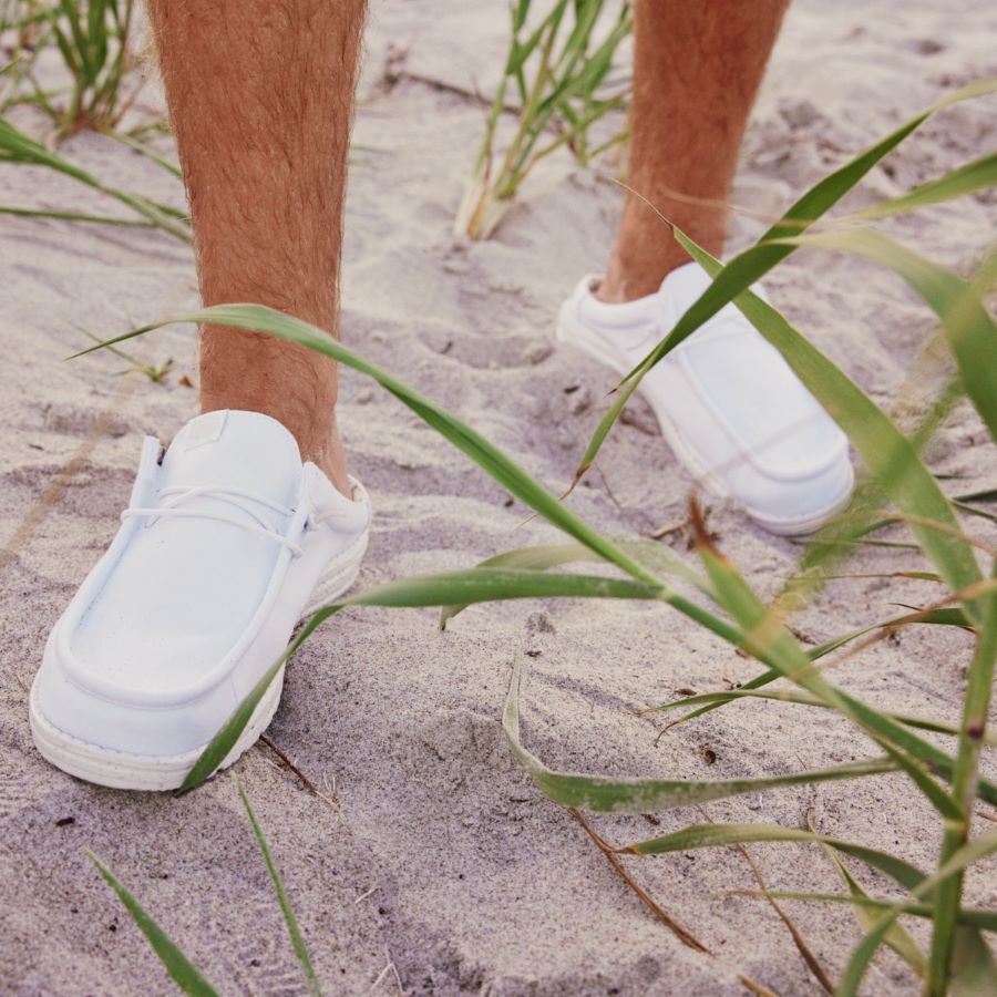 Wally Slip Stretch Canvas - White/White - Image 2