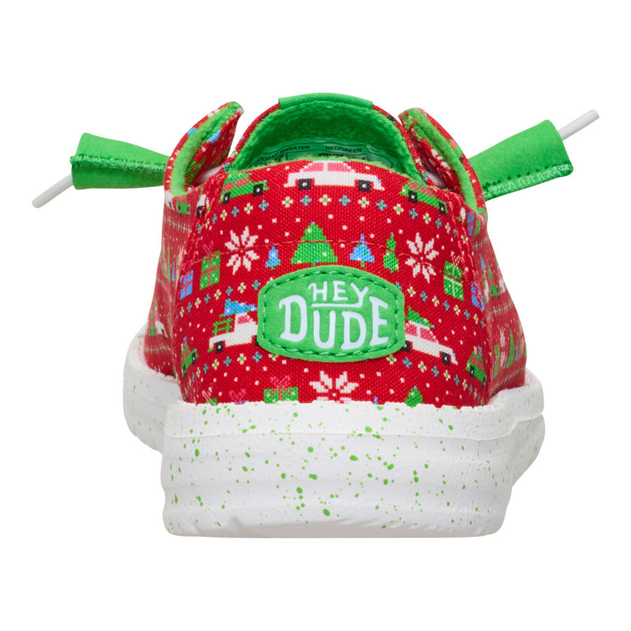 Wendy Holiday Sweater - Red/Green - Image 5